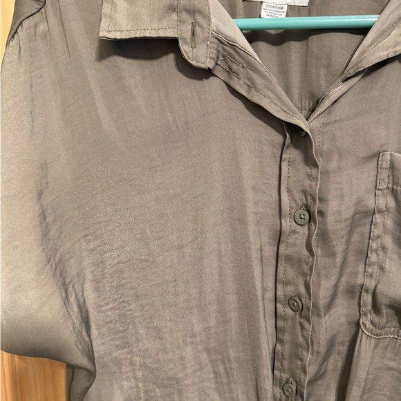 American Eagle Outfitters Olive Green Crop Top - Picture 6 of 7